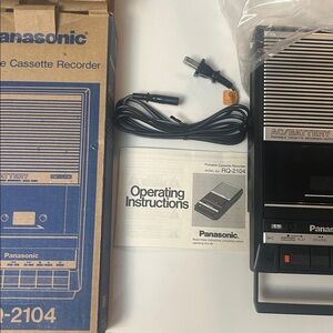 NWT Panasonic RQ-2104 Cassette Player/Recorder